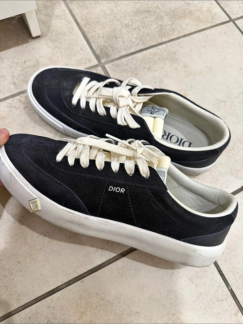 Dior B57 Low-Top Sneaker Sneakers Black & White EU 44